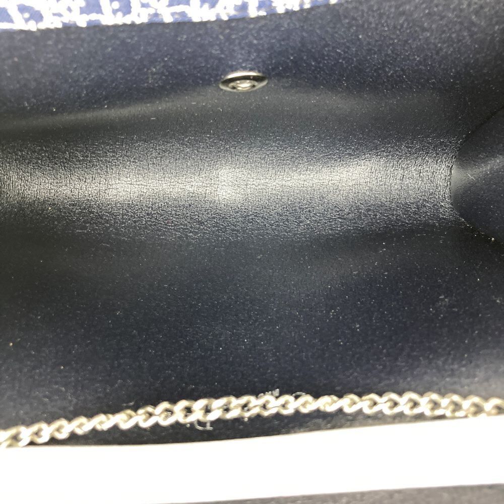 CHRISTIAN DIOR Blue Canvas Shoulder Bag - Picture 8 of 10